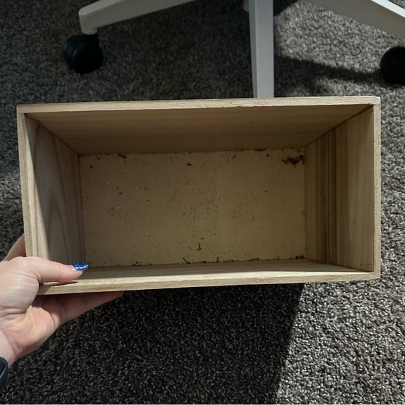 Home for the Holidays Wooden Storage Box with Red Truck Design - Picture 4 of 8